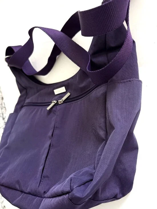 Baggallini shoulder bag Women's purple canvas nylon - Picture 3 of 8